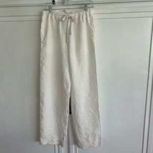 Vince linen drawstring pants